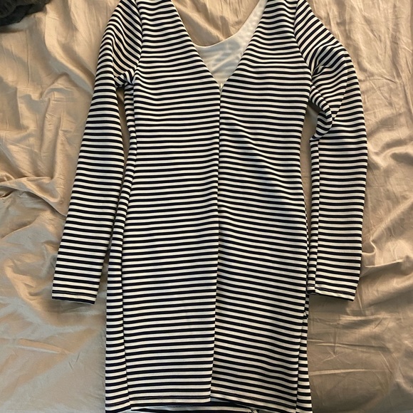 Striped long sleeve mini - Picture 2 of 3